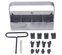 KFGISD, Ensemble de Micro-Blocs de Sol manuels en Acier Inoxydable, léger, Portable, Robuste et Durable for Serre,Blocage Manuel du Sol