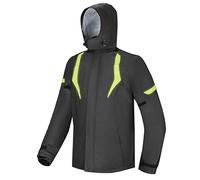 KFGISD, Ensemble veste et pantalon de pluie respirants, imperméable léger, coupe-vent à capuche, unisexe,Imperméable(A,M)