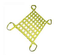 KFGISD, Filet de levage de sécurité en nylon, filet de levage d'objets for palans de chantier, filet de corde d'escalade extensible,Filets de levage de marchandises(4 X 4M/Mesh 15cm/Load 2.5t)