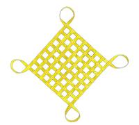 KFGISD, Filet de levage de sécurité en nylon, filet de levage d'objets for palans de chantier, filet de corde d'escalade extensible,Filets de levage de marchandises(1.5 X 1.5M/Mesh 10cm/Load 500kg)