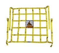 KFGISD, Filet de levage de sécurité en nylon, filet de levage d'objets for palans de chantier, filet de corde d'escalade extensible,Filets de levage de marchandises(1.5 X 1.5M/Mesh 10cm/Load 500kg)