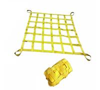 KFGISD, Filet de levage de sécurité en nylon, filet de levage d'objets for palans de chantier, filet de corde d'escalade extensible,Filets de levage de marchandises(3 X 3M/Mesh 15cm/Load 2.5t)