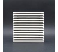 KFGISD， Grille d'aération, grille d'ouverture de ventilation, filtre d'échappement 148,5 * 148,5 mm, obturateur de ventilation d'armoire, filtre à air ，Grilles d'aération