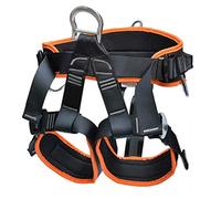 KFGISD, Harnais de sécurité, équipement d'escalade, protection contre les chutes, ceinture de sécurité for le travail en hauteur, demi-corps/bleu,Harnais de sécurité(Orange)