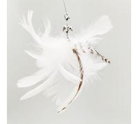 KFGISD, Jouet for Chat Mains Libres, Baguette à Plumes avec Clochette, Ventouse puissante, Jouet interactif de Chasse for Chaton, 1 pièce, 17,Jouets pour Chats