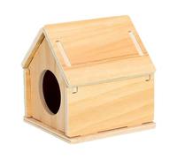 KFGISD, Jouet for Hamster, 1 pièce, nid Nain Robuste, Maison for Animal de Compagnie, Jouet en Bois Massif, Maison de Jeu Amusante for Hamster G,Jouets pour Hamsters(N)