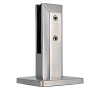 KFGISD, Lot de 20 pinces à verre carrées réglables en acier inoxydable 304 for garde-corps, escalier, porte en verre, plus fiables,Pinces pour balustrades en verre(10 Pcs,160MM)