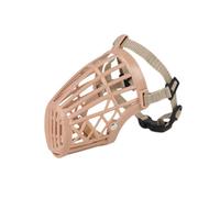 KFGISD, Muselière Anti-aboiements, Respirante, réglable, rembourrée, Permet de haleter et de Boire, en Plastique, Confortable, Respirante,Muselière pour Chien(Brown 1,No. 7)