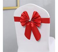 KFGISD, Nœud de Chaise de Mariage personnalisé avec nom des mariés et de la mariée, avec Boucle coulissante, nœud de Chaise personnalisé ，Noeuds pour Housses de Chaise