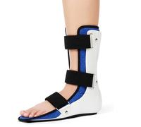 KFGISD, Orthèse de cheville et de pied, orthèse de pied tombant rembourrée for blessures à la cheville et au pied, entorse, fracture,Botte de soutien pour fracture(C Left,L)
