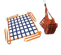KFGISD, Palan à palettes, filet de levage, levage, filet suspendu, filet de levage, objets lourds, sac de levage de marchandises,Filets de levage de marchandises(1 X 1M/Mesh 10cm/Load 1t)