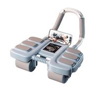 KFGISD, Rouleau abdominal d'intérieur, roue de soutien for exercices abdominaux, 4 roues auto-rebondissantes ，Roue abdominale(Blue)