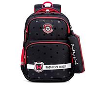 KFGISD, Sac à dos imperméable, sac d'école, sac à dos léger et décontracté, sac à dos de voyage avec bande de sécurité nocturne,Sac en toile
