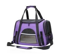 KFGISD, Sac à Dos Portable et Respirant for Chat et Chien, avec fenêtre en Maille, for Transporter Un Animal jusqu'à 5 kg, Violet,Sac à Dos pour Animaux