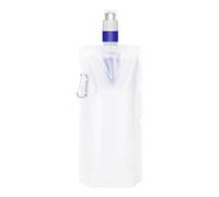 KFGISD, Sac à eau réutilisable avec paille filtrante intégrée | Bouteille d'eau compacte et portable for une hydratation en déplacement,Gobelet pliable(480 Ml)