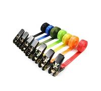 KFGISD, Sangle Extensible de 2 m for Attacher des Charges de remorque de 800 kg, résistante à l'usure, Sangle à cliquet Robuste, arrimage de Cargaison sans Crochet,Sangle à cliquet(C)