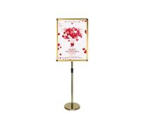 KFGISD, Support d'affichage extérieur for Affichage - Support d'affichage au Sol avec Base for événements commerciaux et commerciaux 32 x 45 cm Noir,Présentoir d'affiches(Golden,45 * 62.4cm)