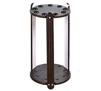 KFGISD, Support de queues de Billard - Support Moderne en Bois Brun for 9 queues - Organiseur d'angle et étagère for queues de Billard,Râtelier à queues de Billard