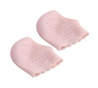 KFGISD, Talonnettes respirantes avec coussinets en silicone for soulager les douleurs au talon et guérir au sec,Semelles orthopédiques(Pink)