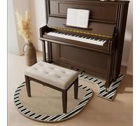 KFGISD, Tapis de Chaise antidérapant et résistant for la décoration intérieure, Le Salon, Le Bureau, Les Jeux,Tapis insonorisant pour Piano(F)