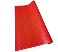 KFGISD Tapis de Sol antidérapant Robuste, Rouleau de revêtement de Sol en Caoutchouc imperméable for Atelier, Garage, camionnette, Salle de Sport, épaisseur 2,5 mm(Red,1.2x4m/3.9x13.1ft)