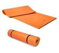 KFGISD, Tapis Flottant for activités Aquatiques, Matelas Flottant en Mousse for Adultes, Piscine, lac, mer, for Un Plaisir illimité,Coussin Flottant(Orange,5.5m x 1.8m x 3.3cm)