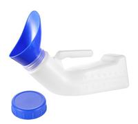 KFGISD, Urinoirs unisexes for hommes et femmes, urinoirs d'urgence portables avec couvercle et entonnoir for accessoires, anti-déversement for voiture, voyage, 1 paquet de 1 200 ml,Urinal