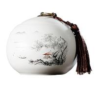 KFGISD, Urne funéraire en céramique Faite à la Main for Petits Chiens, Chats, Lapins, Petits Animaux, Humains, mémorial de crémation des Cendres,Boîte à Cendres d'animaux(C)