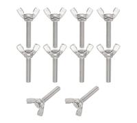 KFGISD, Vis à oreilles papillon, vis papillon M8 Vis en acier inoxydable avec bouton à oreilles Boulons à oreilles adaptés aux équipements électroniques et électriques,Vis en laiton(M8x55mm)