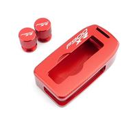 KFHBNI Coque de Clé Coque de clé CNC pour moto, accessoires pour F900R 2020 et F900XR 2020, protection de clé, capuchon de valve de pneu(1 set F900XR Red)
