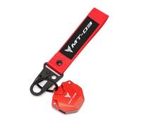 KFHBNI Coque de Clé Pour MT-03 MT-07 MT-09 FZ SP Accessoires Motos Boîtier De Clé CNC(MT03 Red)