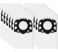 KFI 357 Lot de 12 sacs d'aspirateur pour aspirateur eau et poussière Kärcher WD2 Plus/WD3/KWD1/KWD2/KWD3/WD3.200 - WD3.800 M/SE4001
