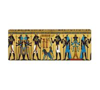 Kfjghhl Ancient Egypt Tribe Series Tapis de souris Grand tapis de souris 80 x 30 x 0,3 cm Tapis de souris Tapis de souris de jeu Base en caoutchouc Tapis de table