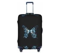 Kfjghhl Butterfly X Ray Housse de bagage lavable pour valise de 45,7 à 81,3 cm, blanc, M