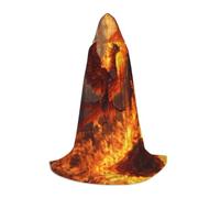 Kfjghhl Cape à capuche Phoenix pour déguisement de fête, Halloween, cosplay, pour adolescents et enfants de 35 à 55 ans