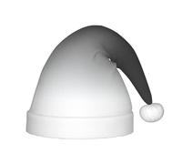 Kfjghhl Chapeau de Père Noël blanc à noir pour enfants Chapeaux de Noël Couvre-chef Unisexe Chapeau de Noël Nouvel An Fête festive