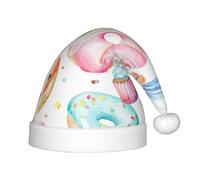 Kfjghhl Chapeau de Père Noël en sucre pour enfants - Unisexe - Pour fêtes de fin d'année, Nouvel An