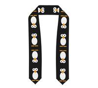 Kfjghhl Étole de remise de diplôme en forme de pingouin mignon avec cordon d'honneur pour classe 2026 de première génération pour étudiants internationaux, Aplati, Taille unique