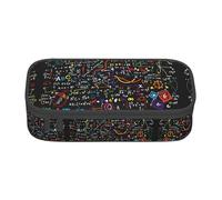 Kfjghhl Grande trousse à crayons Formule mathématique pour filles et garçons avec compartiments à fermeture éclair