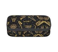 Kfjghhl Grande trousse pour instruments de musique pour filles et garçons - Grande capacité - Compartiments à fermeture éclair