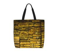 Kfjghhl Rustic Rocks Sac fourre-tout mural en brique grande capacité avec fermeture éclair pour femme et fille