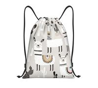 Kfjghhl Sac à dos avec cordon de serrage amusant en forme de girafe avec des lunettes de soleil - Sac de sport en vrac - Pour femmes, hommes, enfants - Sport de plein air, Noir , M, Vacances