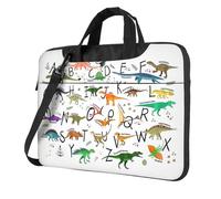 Kfjghhl Sac classique et élégant d'apprentissage des lettres de l'alphabet avec dinosaures pour ordinateur portable, porte-documents, compartiment pour ordinateur portable, sac d'affaires élégant pour