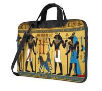 Kfjghhl Sac pour ordinateur portable classique de la série Tribe de l'Égypte antique avec compartiment pour ordinateur portable, Noir , 13 inch