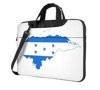 Kfjghhl Sacoche classique pour ordinateur portable avec compartiment pour ordinateur portable Motif drapeau du Honduras, Noir , 13 inch