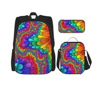 Kfjghhl Trousse à crayons de couleur vive, sac à dos, sac à déjeuner, sac à dos, sac d'école, sac à dos, sac d'école, sac à dos,