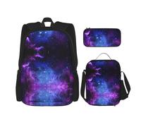 Kfjghhl Universe Galaxy Star Space Trousse à crayons Sac à dos Sac à déjeuner Sac à dos Sac à dos d'école Sac à dos Sac à dos Sac à dos Sac à dos Sac