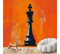 kfjhgbdshhj photo à motifs d'échecs, sur le thème du jeu d'échecs, mural moderne pour salon, chambre, chambre d'enfant, 400 cm x 280 cm