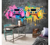 kfjhgbdshhj Tapis non tissé pour console de jeux dans une chambre d'enfant - Pour filles et garçons - Chambre d'ado - Jeux vidéo pour gamers, 300 cm x 210 cm Affiche - Giclee - Tableau sans cadre