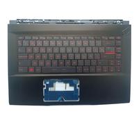 KFJHTWG Clavier avec Couvercle supérieur Repose-Paume rétroéclairé, Compatible avec GF63 8RC 8RD MS-16R1 R2 R3 R4 R5 R6 RU US Espagnol(SP Keyboard)